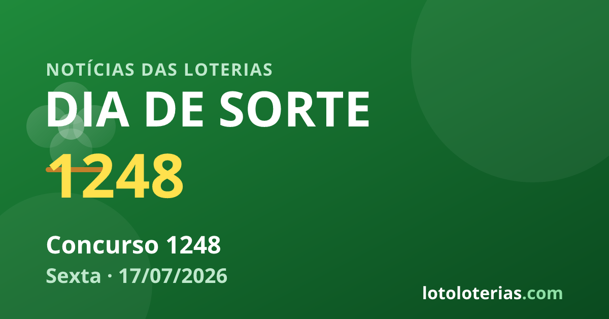 Imagem representativa da Loteria Dia de Sorte