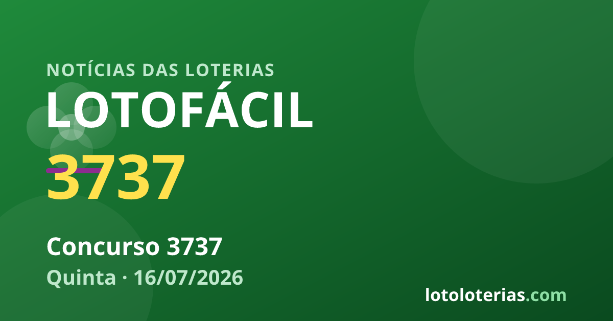 Bilhete da loteria Lotofácil com números destacados