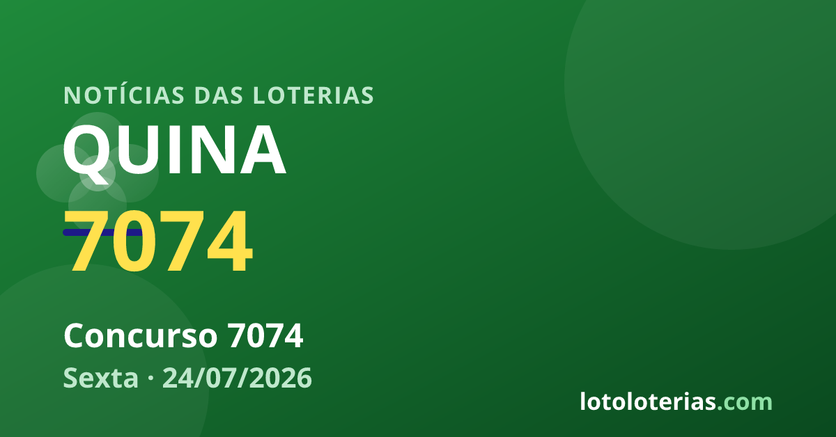 Imagem ilustrativa do concurso da loteria Quina