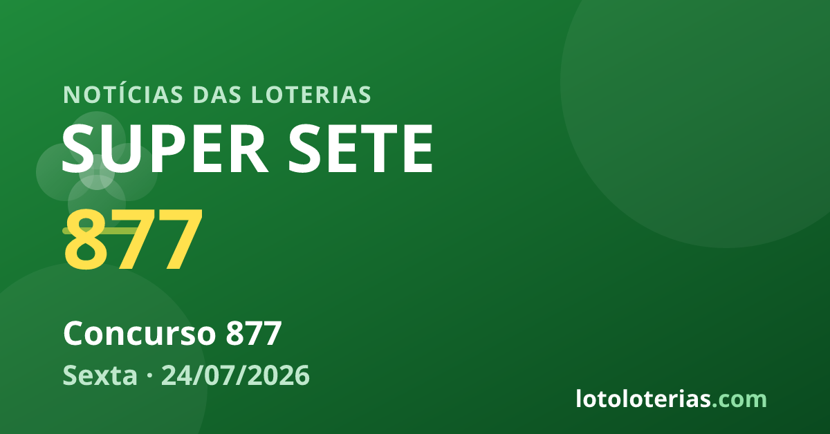 imagem ilustrativa sobre a loteria Super Sete